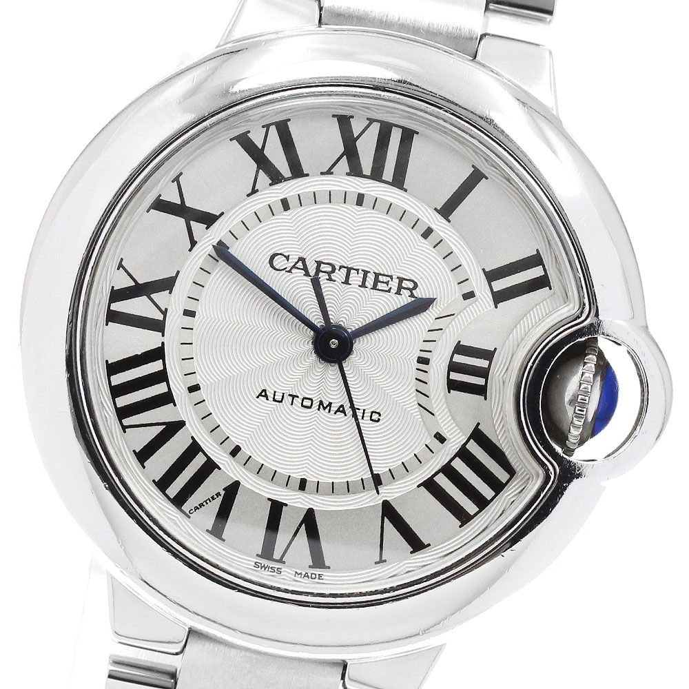 カルティエ CARTIER W6920071 バロンブルー MM 自動巻き ボーイズ _960610