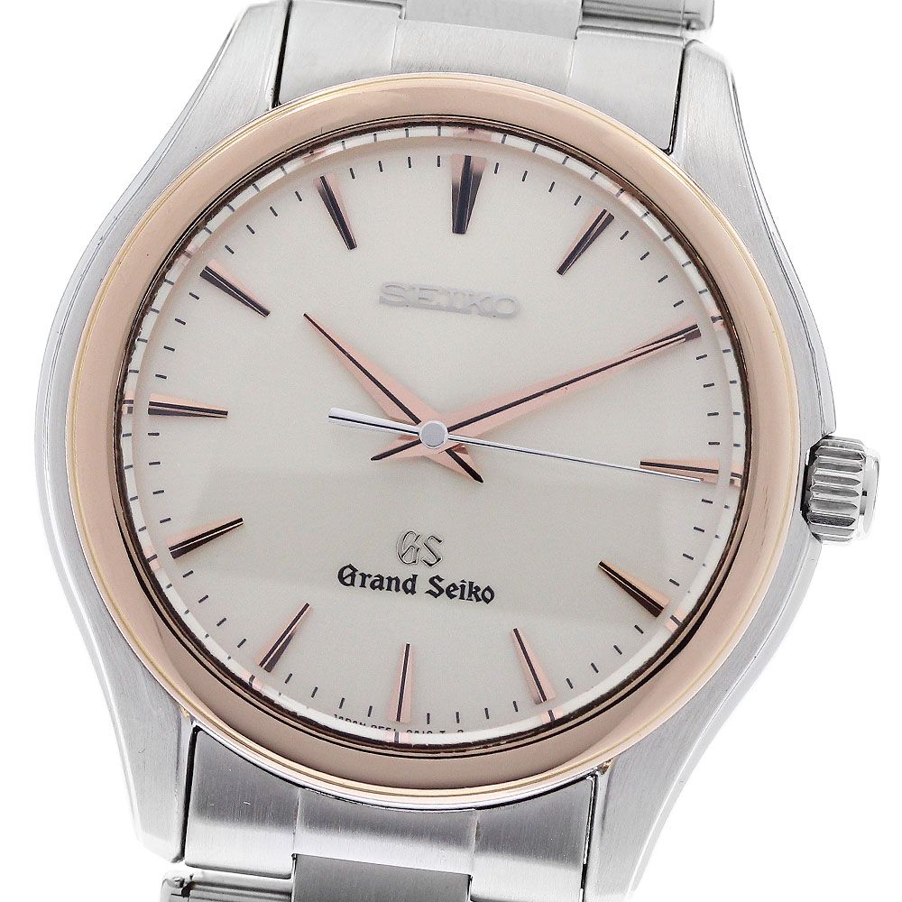 セイコー SEIKO SBGX004/9F61-0A20 グランドセイコー K18PGベゼル クォーツ メンズ 美品 _960561