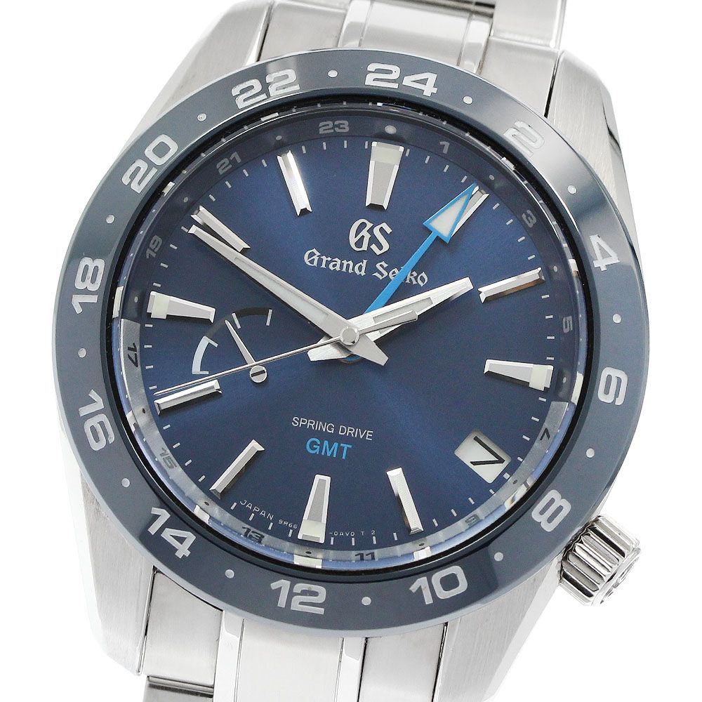 セイコー SEIKO SBGE255/9R66-0BB0 グランドセイコー スポーツコレクション GMT スプリングドライブ メンズ 良品 _960605
