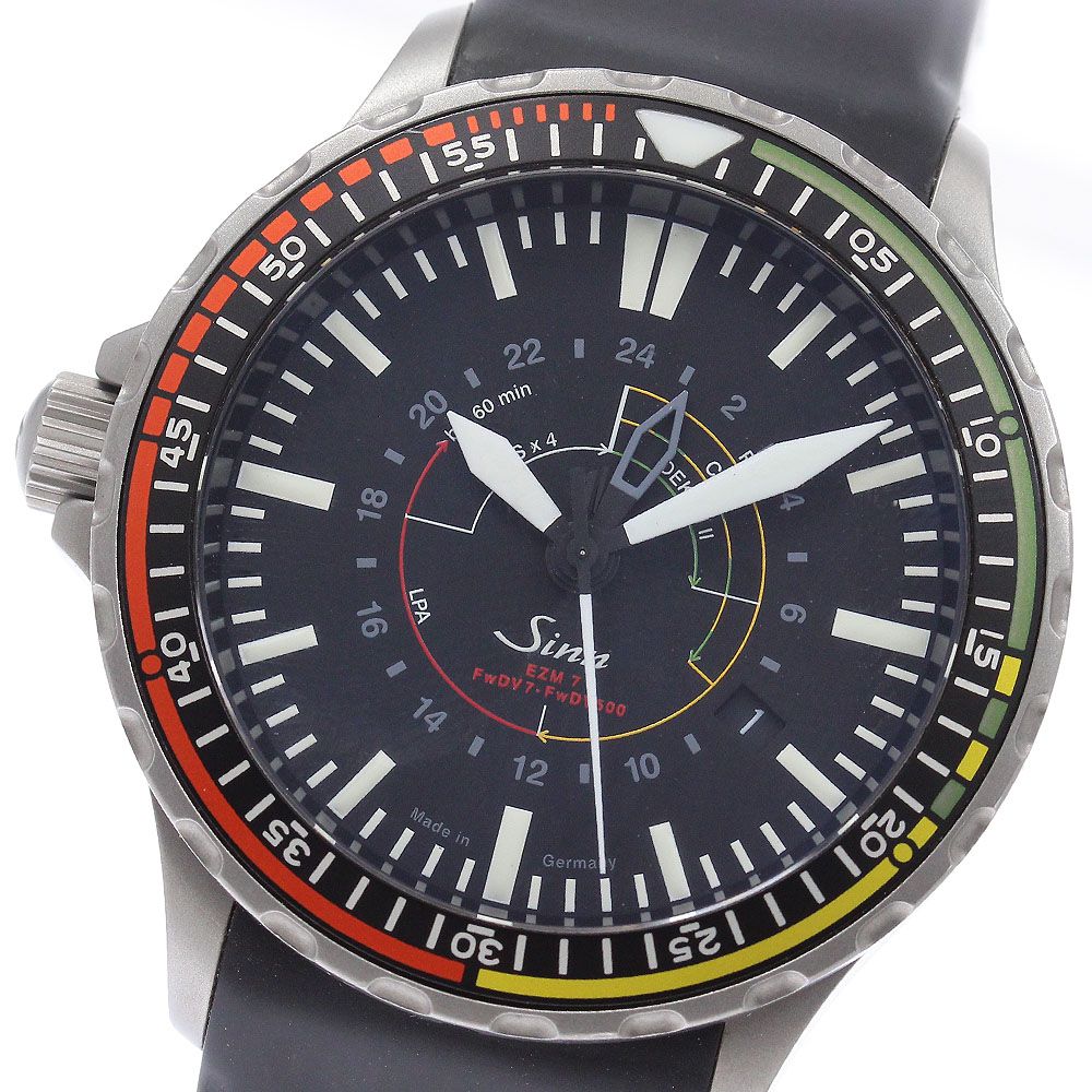 ジン Sinn 857 インストゥルメント ウォッチ デイト 自動巻き メンズ 内箱付き_966672