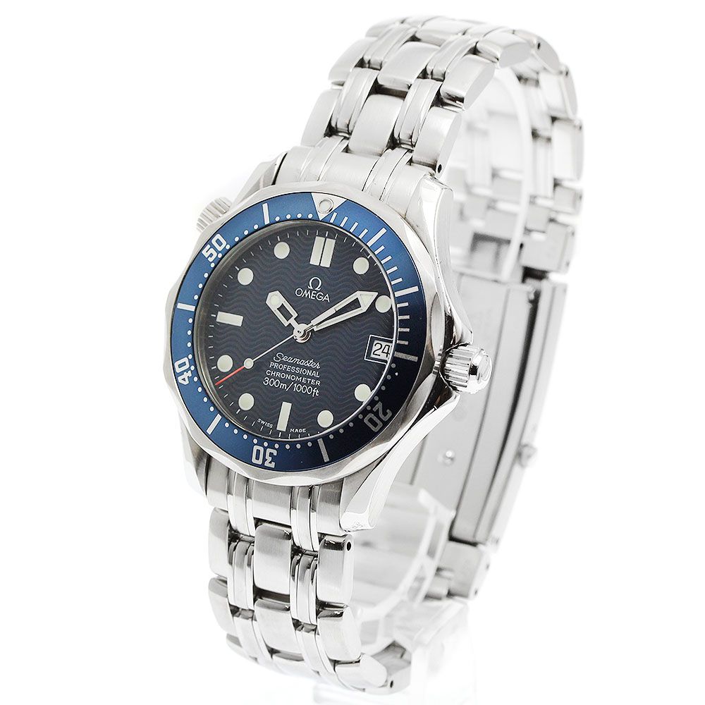 オメガ OMEGA 2551.80 シーマスター ダイバー 300M デイト 自動巻き ボーイズ 良品 保証書付き_962726｜詳細画像