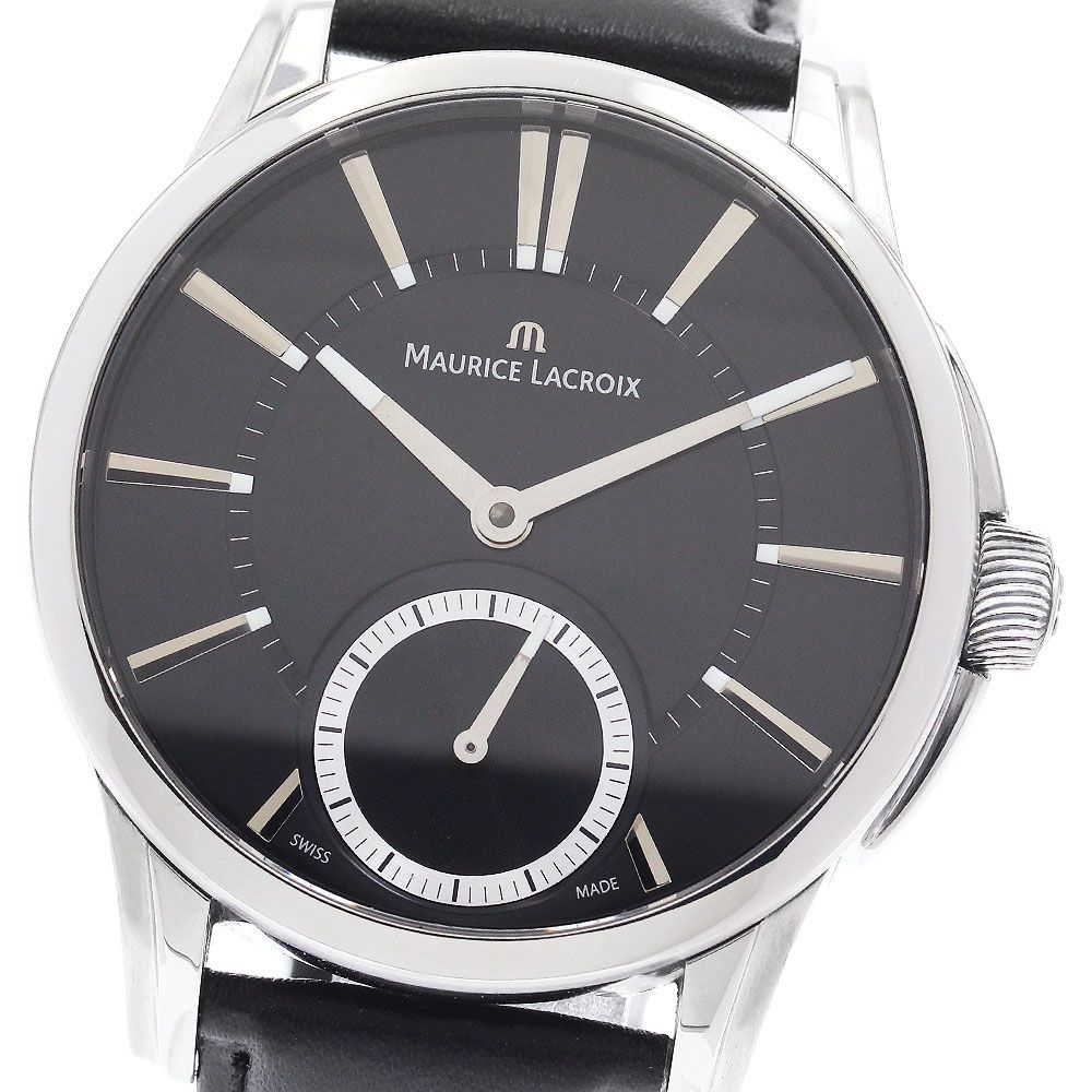モーリスラクロア MAURICE LACROIX PT7558 ポントス スモールセコンド 手巻き メンズ 良品 _963384