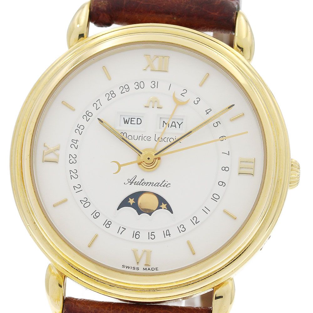 モーリスラクロア MAURICE LACROIX 13111 マスターピース トリプルカレンダー ムーンフェイズ 自動巻き メンズ _965835 123,450円