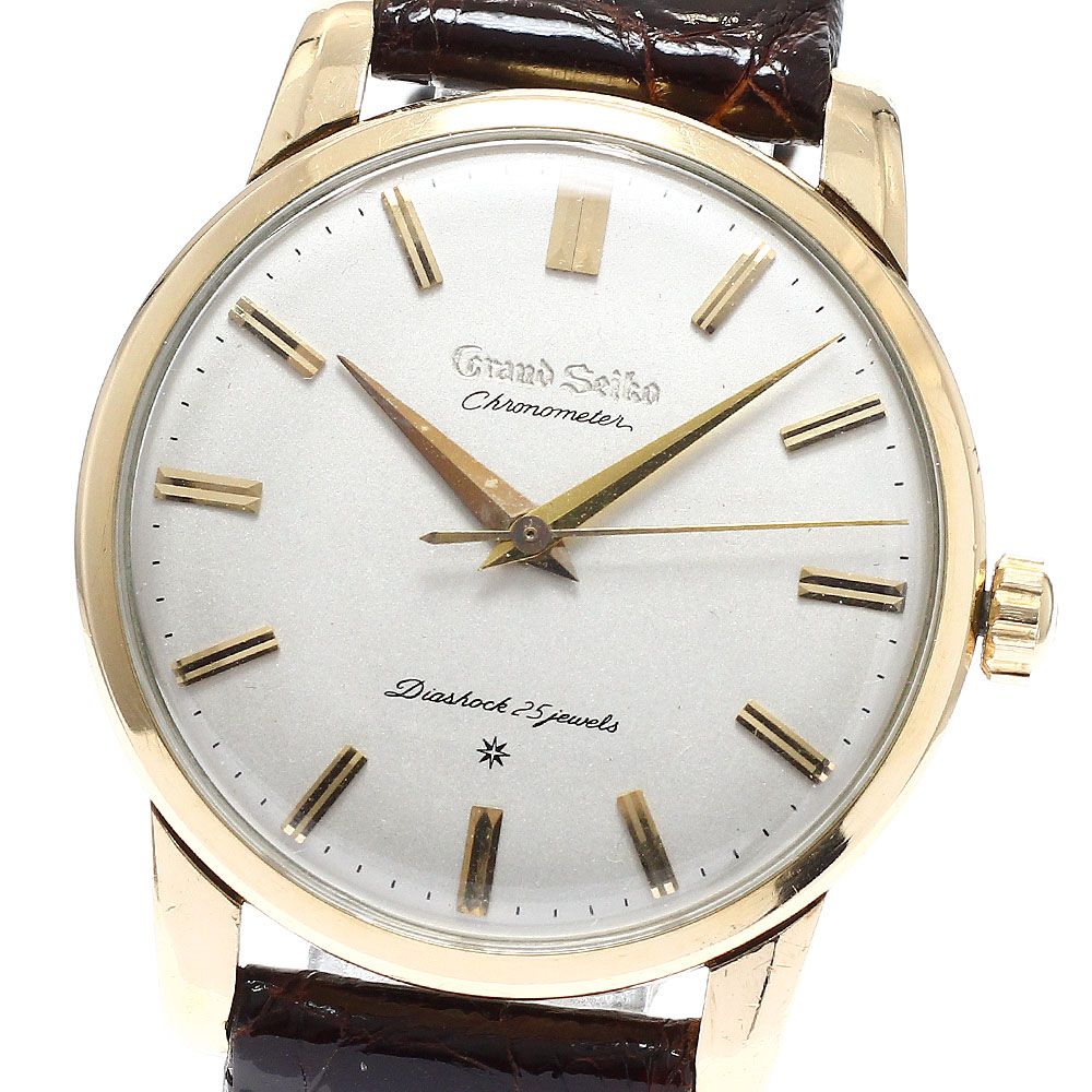 訳あり セイコー SEIKO J14070 GS グランドセイコー ファースト cal.3180 ヴィンテージ 手巻き メンズ _957441