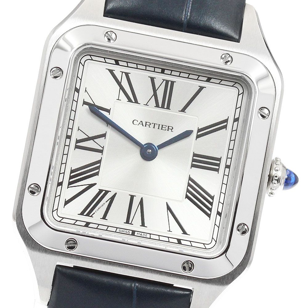 カルティエ CARTIER WSSA0086 サントスデュモン SM クォーツ レディース 極美品 箱・保証書付き_967407 304,875円