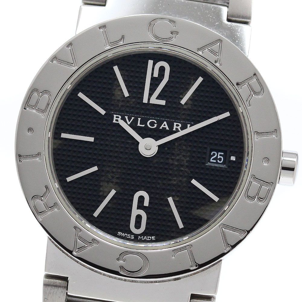 ブルガリ BVLGARI BB26SS ブルガリブルガリ デイト クォーツ レディース 良品 保証書付き_955188