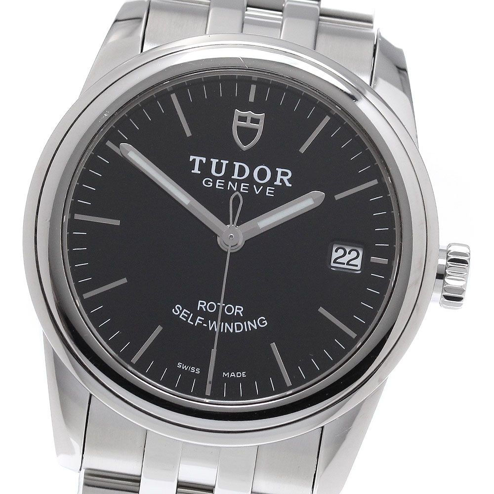 チュードル TUDOR 55000 グラマー デイト 自動巻き メンズ 保証書付き_962016