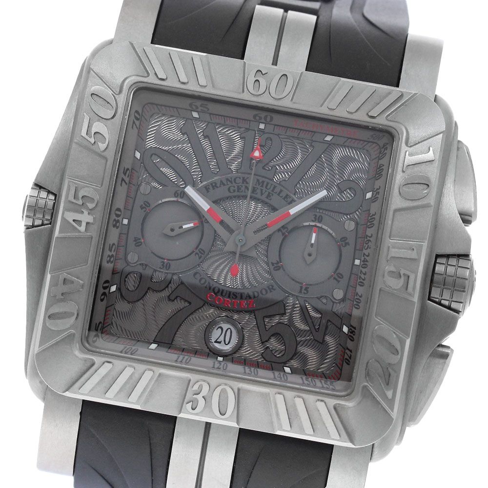 フランクミュラー FRANCK MULLER 10900CCDTGPG フランク ミュラー コンキスタドール コルテス クロノグラフ 自動巻き メンズ 箱付き_960632