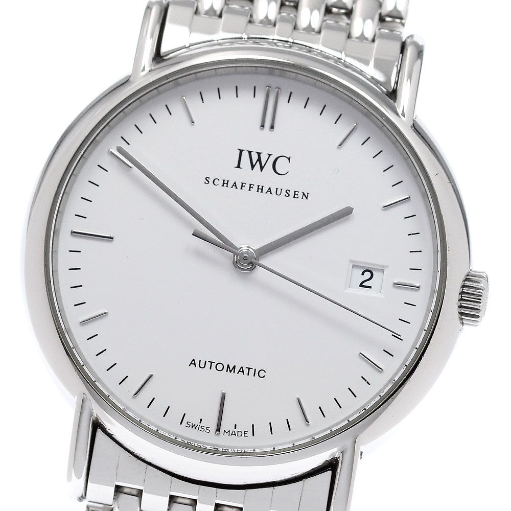 IWC IWC SCHAFFHAUSEN IW353303 ポートフィノ デイト 自動巻き メンズ 良品 保証書付き_965557
