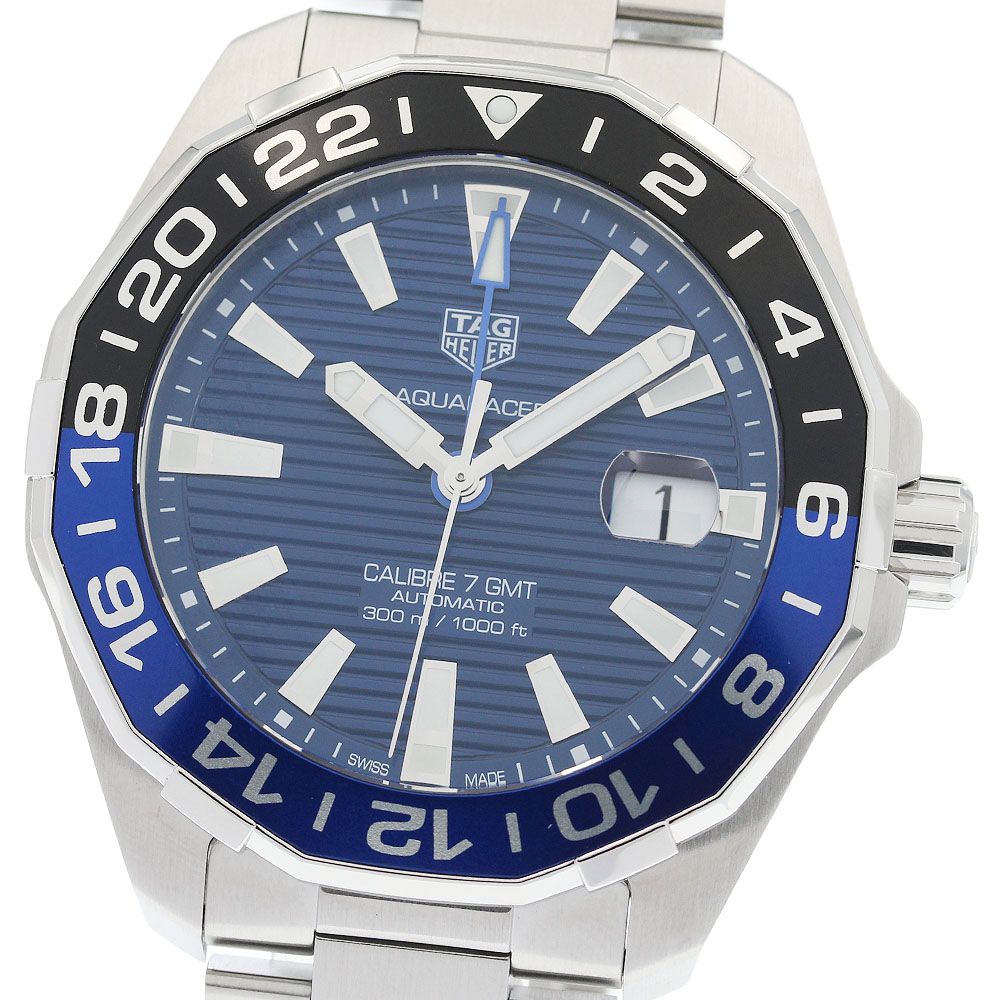 タグホイヤー TAG HEUER WAY201T.BA0927 アクアレーサー キャリバー7 GMT 自動巻き メンズ 美品 箱・保証書付き_967245