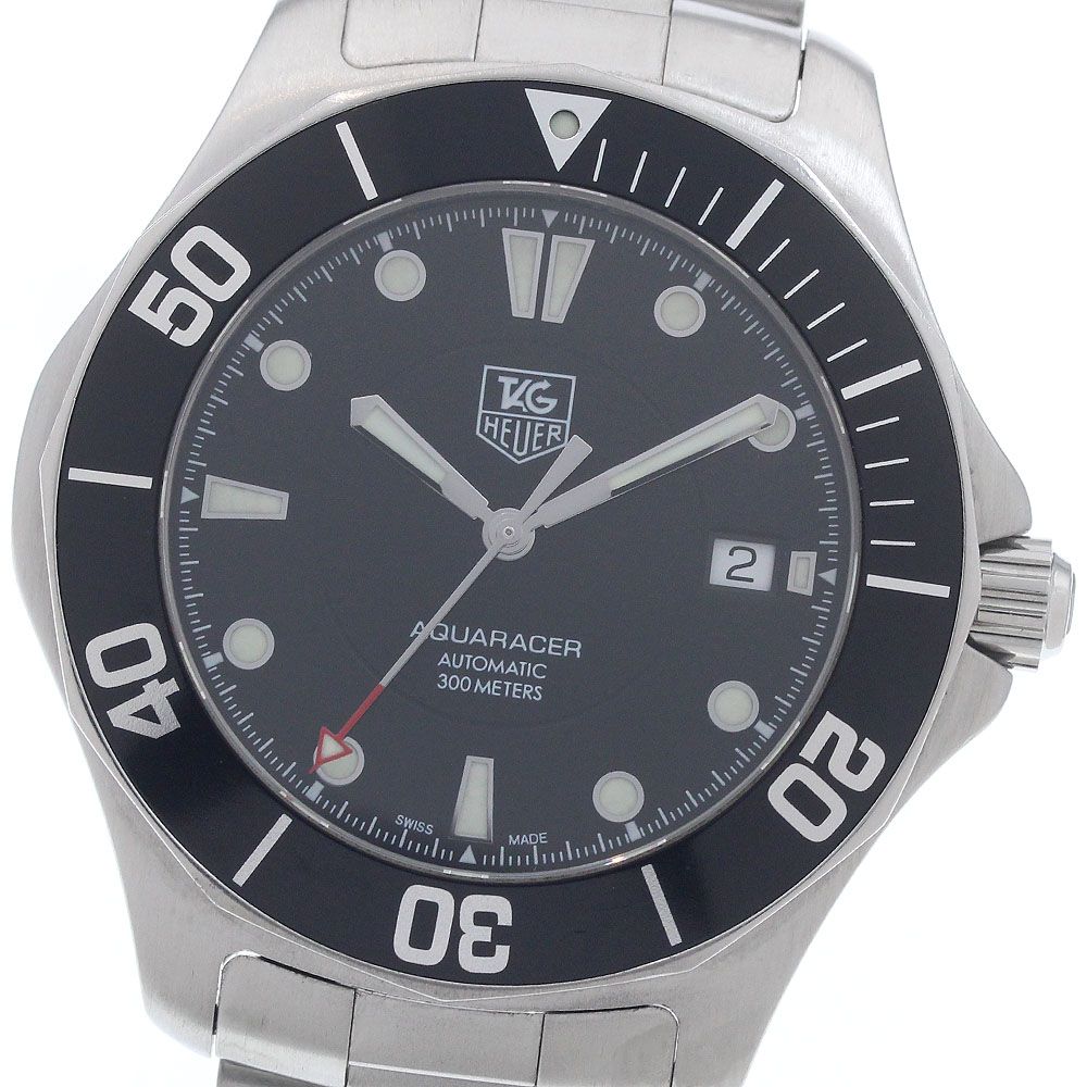 タグホイヤー TAG HEUER WAB2010 アクアレーサー デイト 自動巻き メンズ _965637