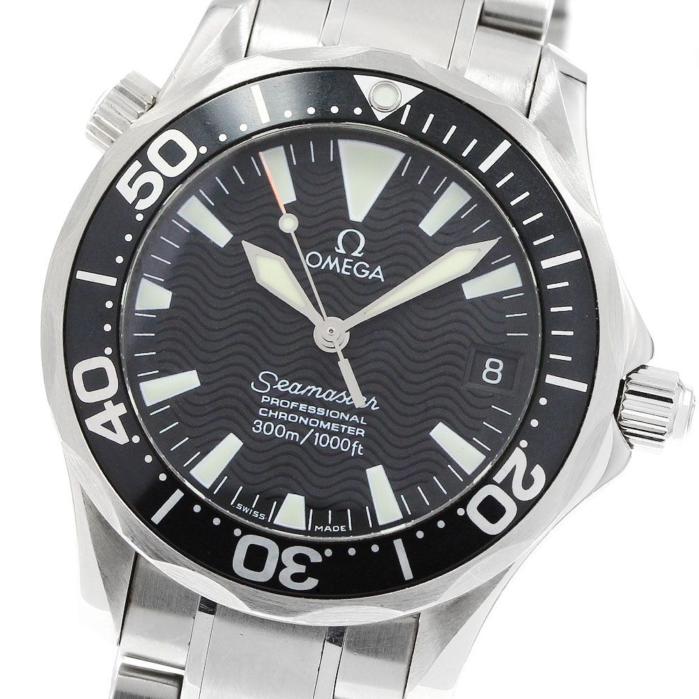 オメガ OMEGA 2252.50 シーマスター300 プロフェッショナル デイト 自動巻き ボーイズ 保証書付き_958674
