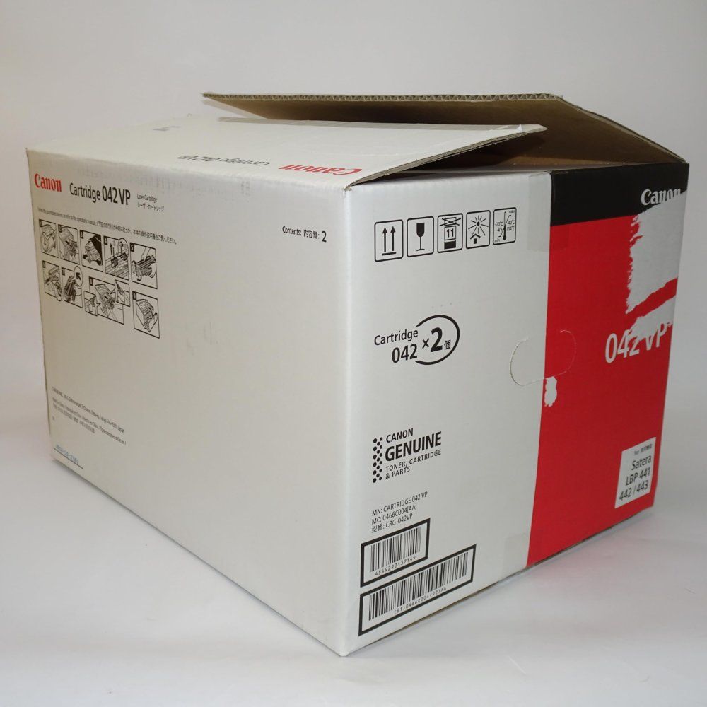 トナーカートリッジ042VP(CRG-042×2本パック) 純正新品(キヤノン)(LBP443i／LBP442／LBP441／LBP441e)