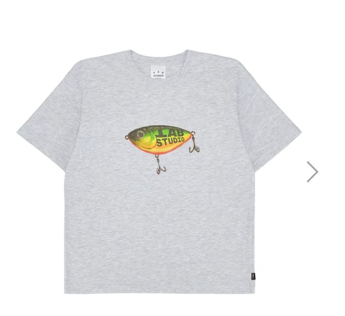IAB Studio アイエプスタジオ ルアー Tシャツ ライト グレー XXL サイズ 出品