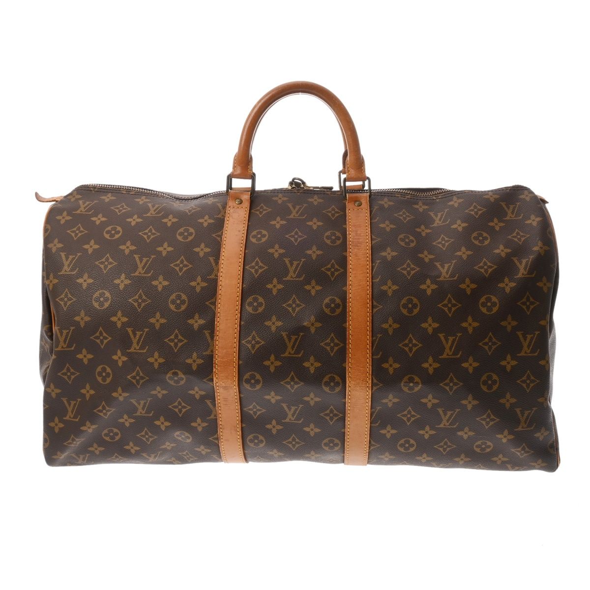 Louis Vuitton モノグラム ボストンバッグ キーポル ルイヴィトン モノグラム キーポル 55 ブラウン M41424 ユニセックス