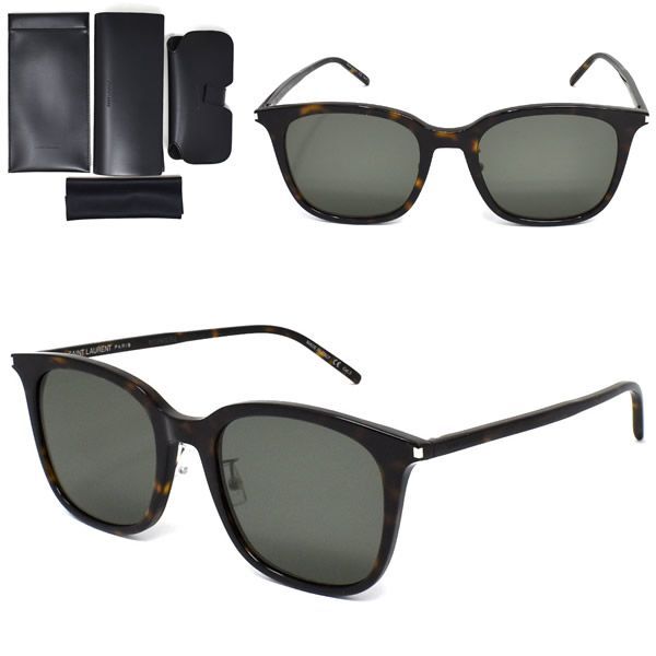 サンローラン サングラス SAINT LAURENT SL 489/K 002 サングラス アジアンフィット メンズ レディース ユニセックス SL489K-002 ハバナ グレー