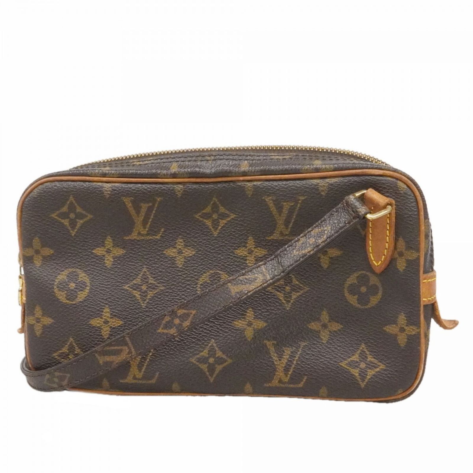 ルイ・ヴィトン(Louis Vuitton) ルイ・ヴィトン ショルダーバッグ モノグラム ポシェットマルリーバンドリエール M51828 ブラウンレディース