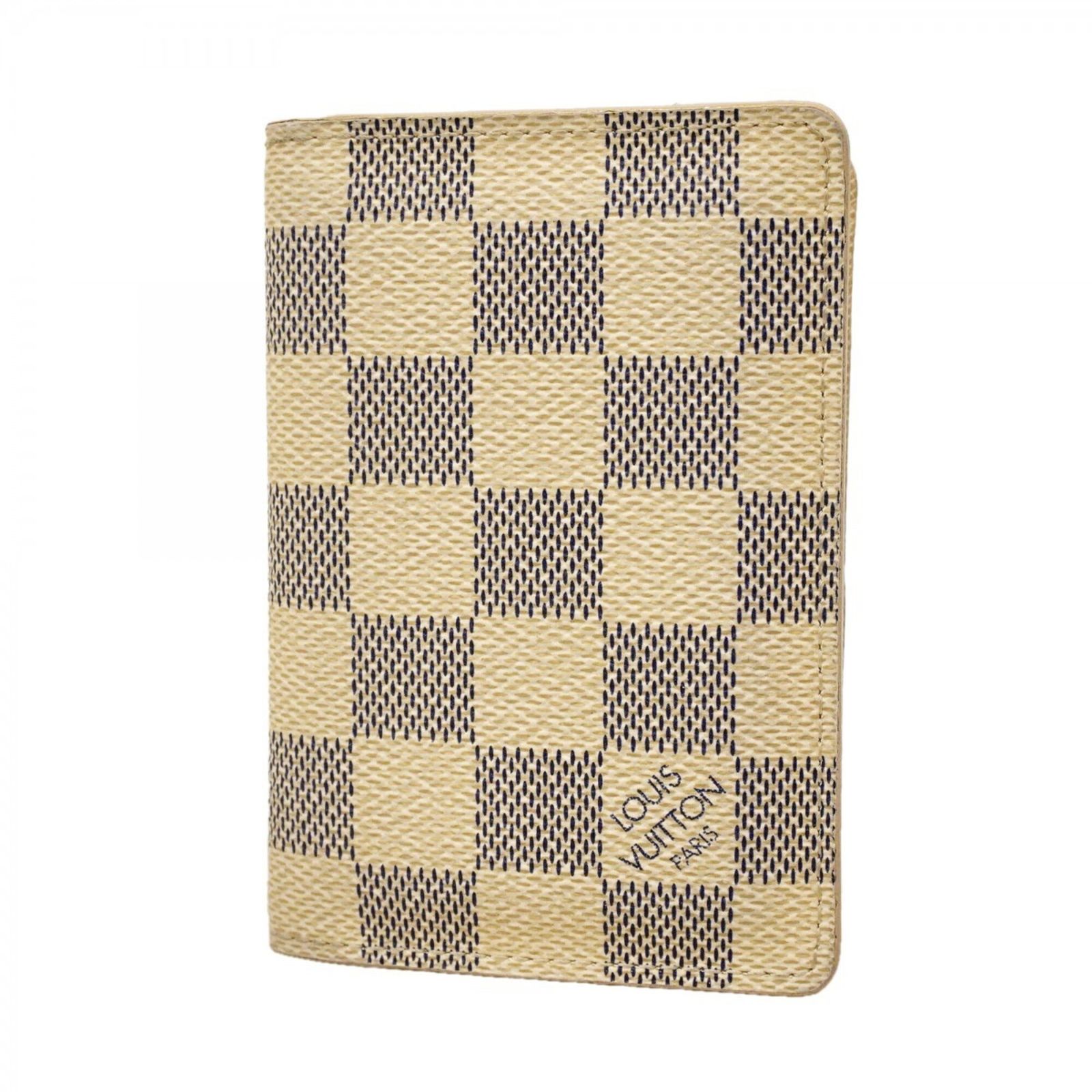 ルイ・ヴィトン(Louis Vuitton) ルイ・ヴィトン 名刺入れ・カードケース ダミエ・アズール オーガナイザードゥポッシュ N61727 ホワイトレディース