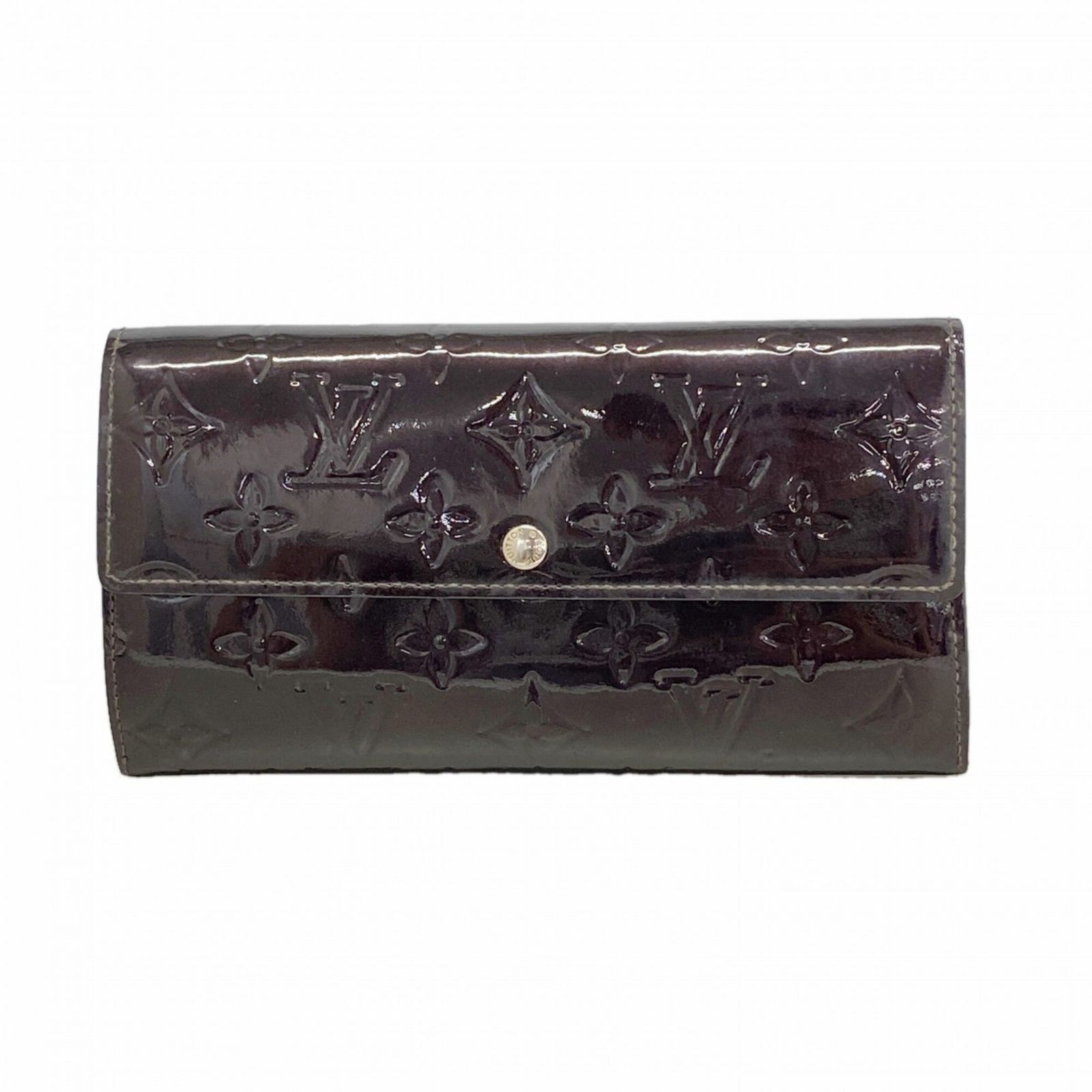 ルイ・ヴィトン(Louis Vuitton) ルイ・ヴィトン 長財布 ヴェルニ ポルトフォイユサラ M93524 アマラントレディース