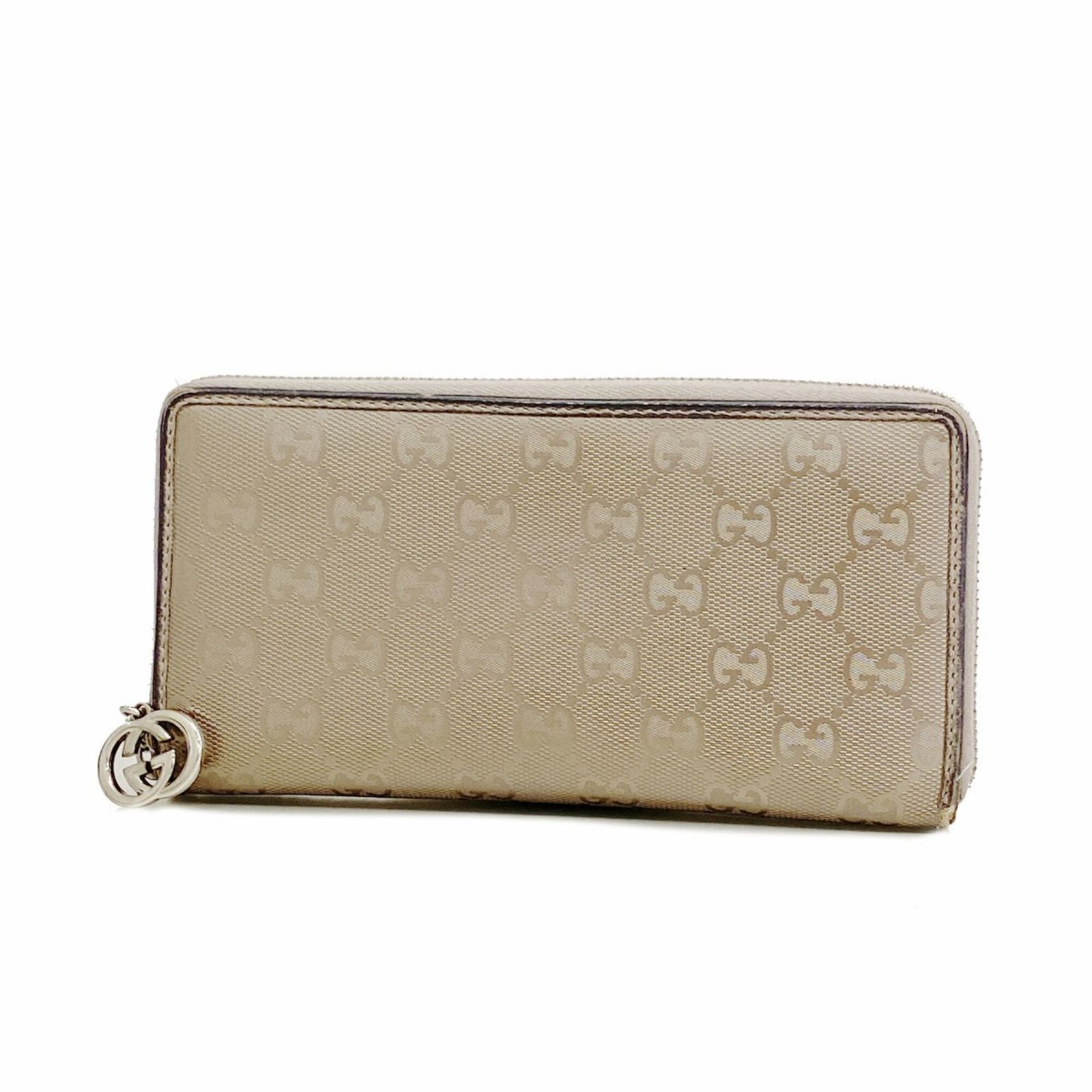 グッチ(Gucci) グッチ 長財布 GGインプリメ 212110 グレージュ レディース