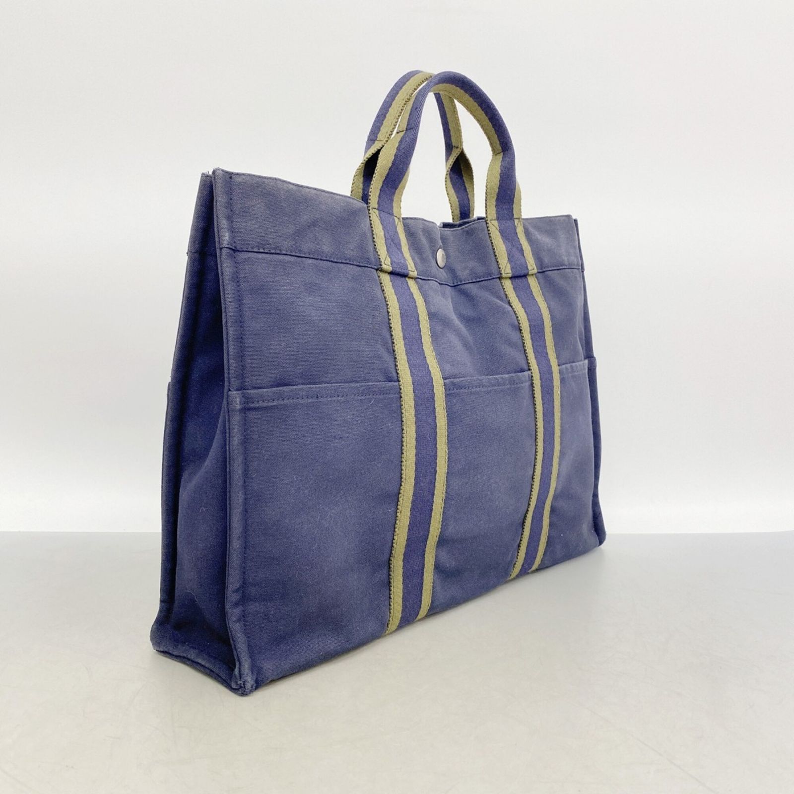 HERMES エルメス フールトゥPM トートバッグ ハンドバッグ キャンバス