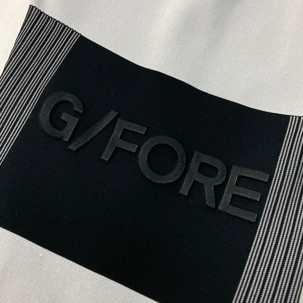 サイズ：34 G/FORE ジーフォア 長袖ニットワンピース 立体ロゴ