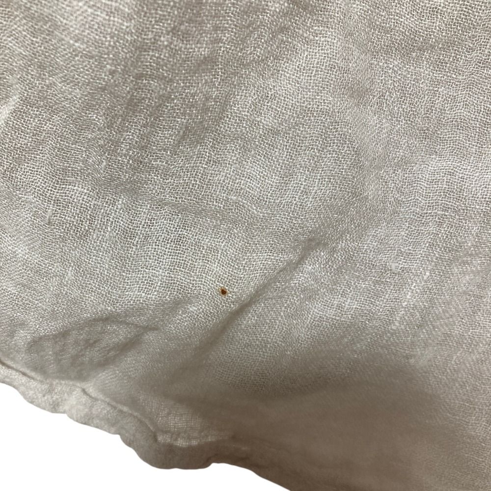 良品 nest Robe ネストローブ リネン 長袖 ブラウス シャツ F ベージュ