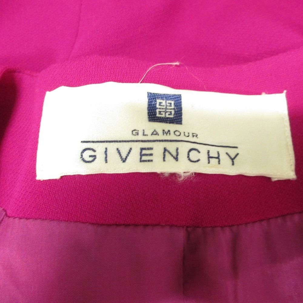 GIVENCHY ジバンシィ 90's ノーカラー ジャケット ブルゾン ウール