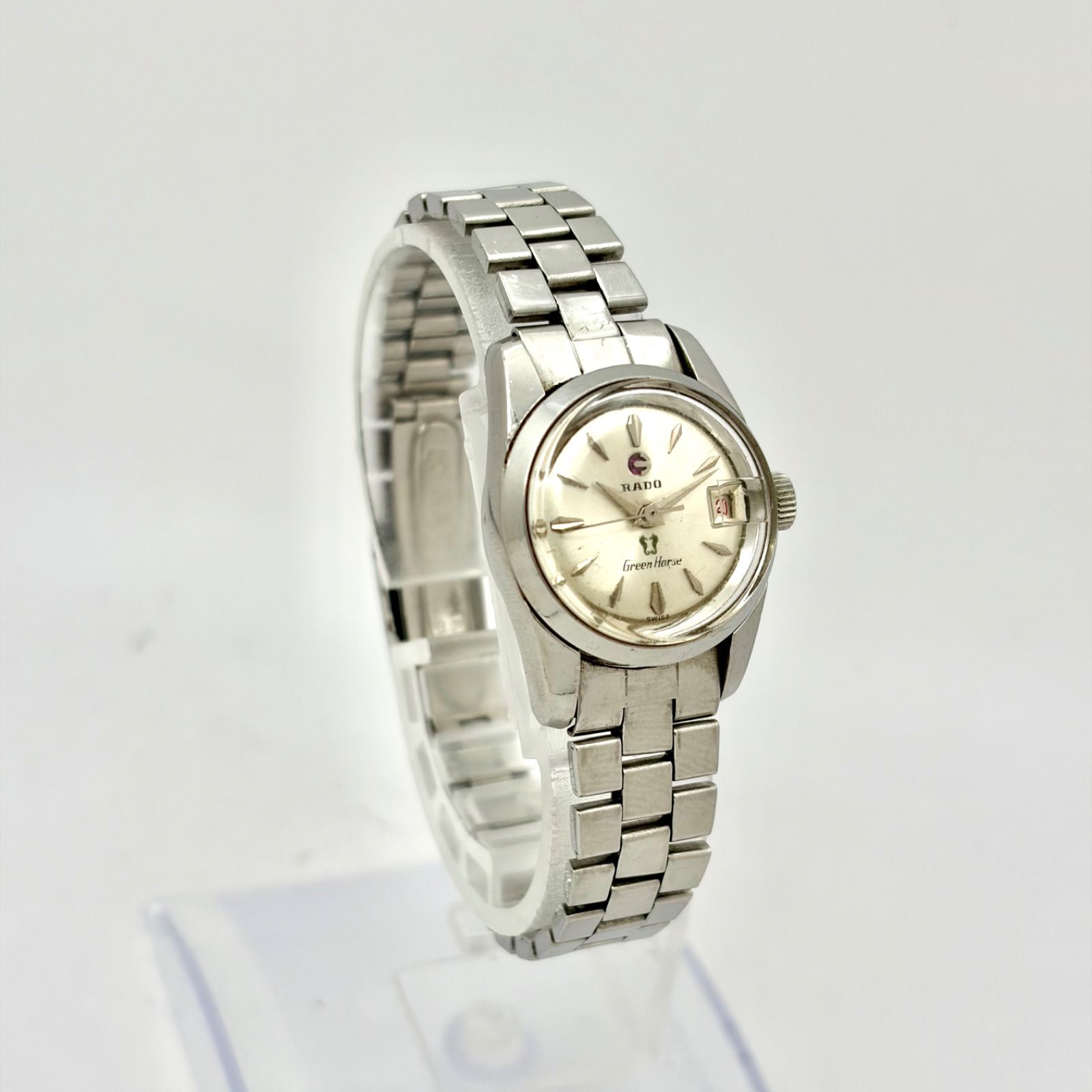 【稼働品】RADO グリーンホース 759-1 レディース 自動巻き 純正ベルト 稼働】RADO ラドー Green Horse グリーンホース 機械式 自動巻き
