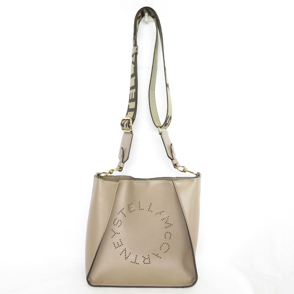 美品 Stella McCartney ステラマッカートニー パンチング サークルロゴ