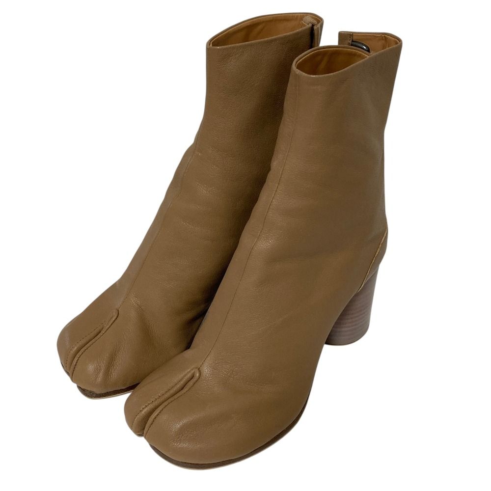良品 23AW Maison Margiela メゾンマルジェラ 22 TABI アンクルブーツ サイズ36 23cm相当 ベージュ レディース 古着 中古 USED