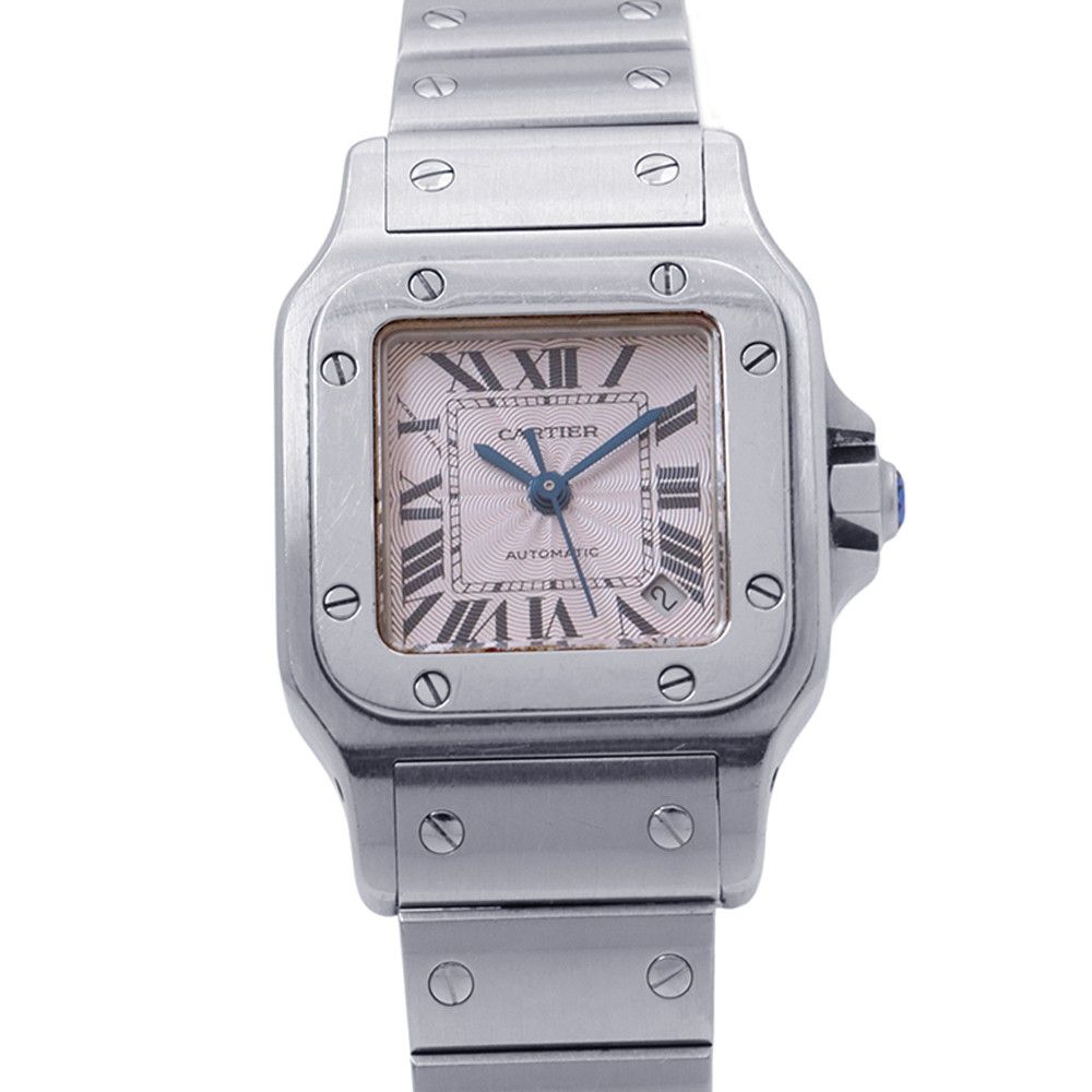 カルティエ サントスガルベ SM アジア限定モデル W20062D6 Cartier 腕時計 ピンク文字盤