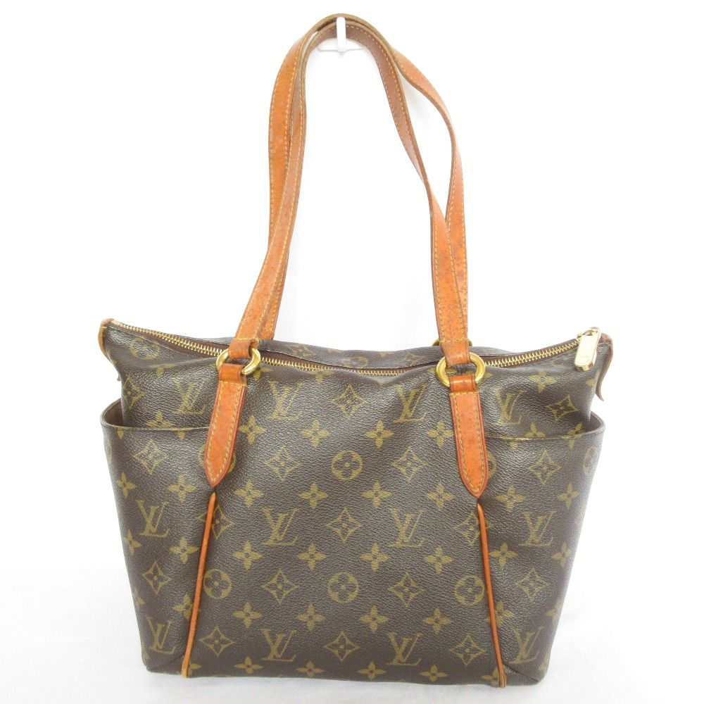 良品 LOUIS VUITTON ルイヴィトン モノグラム トータリーPM トートバッグ M56688 ブラウン レディース 古着 中古 USED