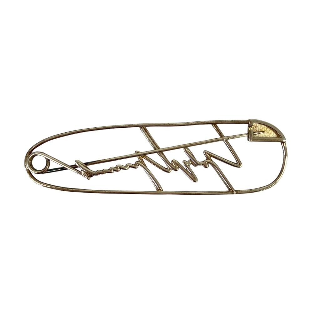 良品 Yohji Yamamoto ヨウジヤマモト セーフティピン ロゴシグネチャー