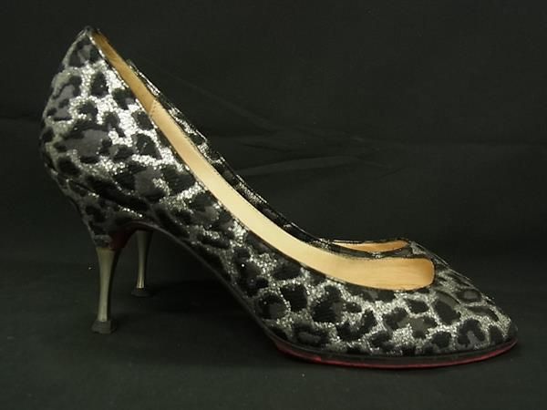 Christian Louboutin ルブタン レオパード オープントゥ ヒール サイズ