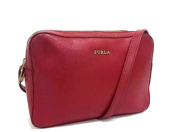 FURLA フルラ レザー クロスボディ ショルダーバッグ 斜め掛け
