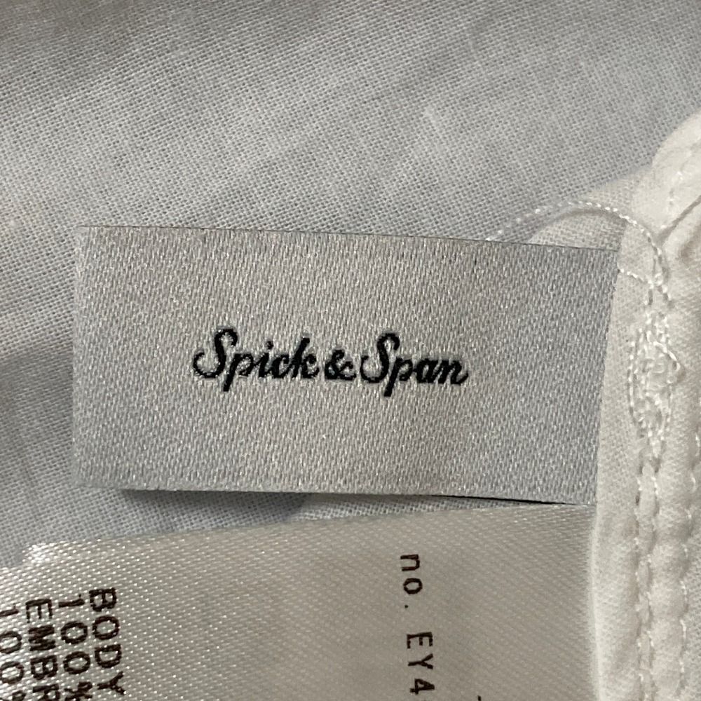 美品 24AW Spick & Span スピックアンドスパン コットンエンブロイ