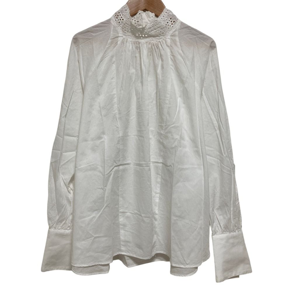 美品 24AW Spick & Span スピックアンドスパン コットンエンブロイ