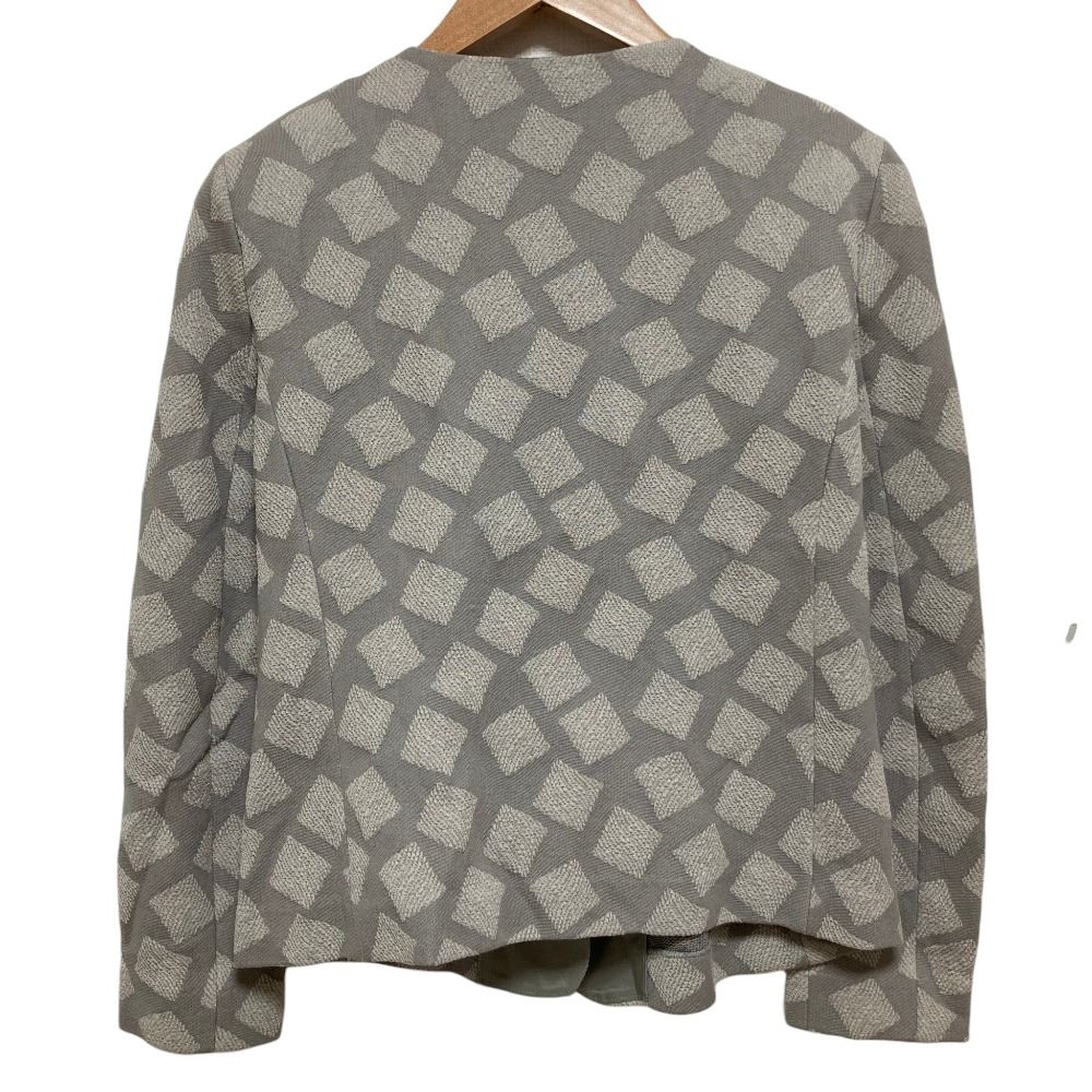 ARMANI　COLLEZIONI ノーカラー ジャケット 美品 ARMANI COLLEZIONI アルマーニコレツォーニ ノーカラージャケット