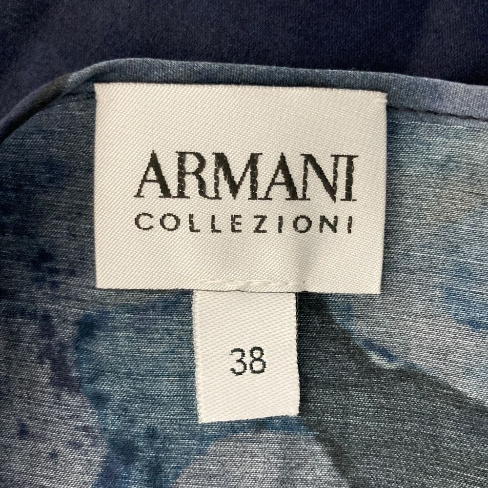 美品 ARMANI COLLEZIONI アルマーニコレッツォーニ 総柄 シルク