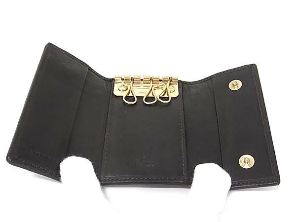 FENDI フェンディ ズッカ柄 キャンバス×レザー 6連 キーケース 鍵入れ