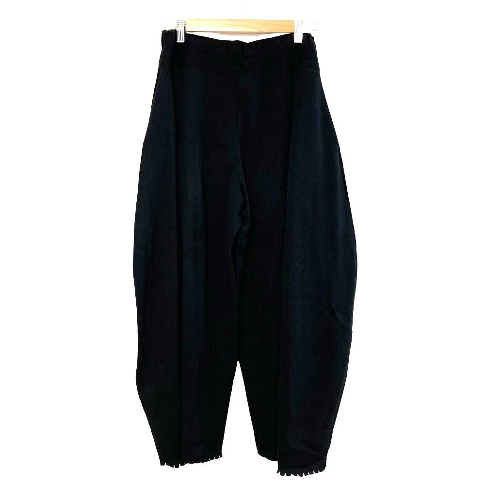 極美品✨イッセイミヤケ INSIDE ワイドパンツ ニット 黒 切りっぱなし 美品 ISSEY MIYAKE A-POC INSIDE イッセイミヤケ エイポック イージー