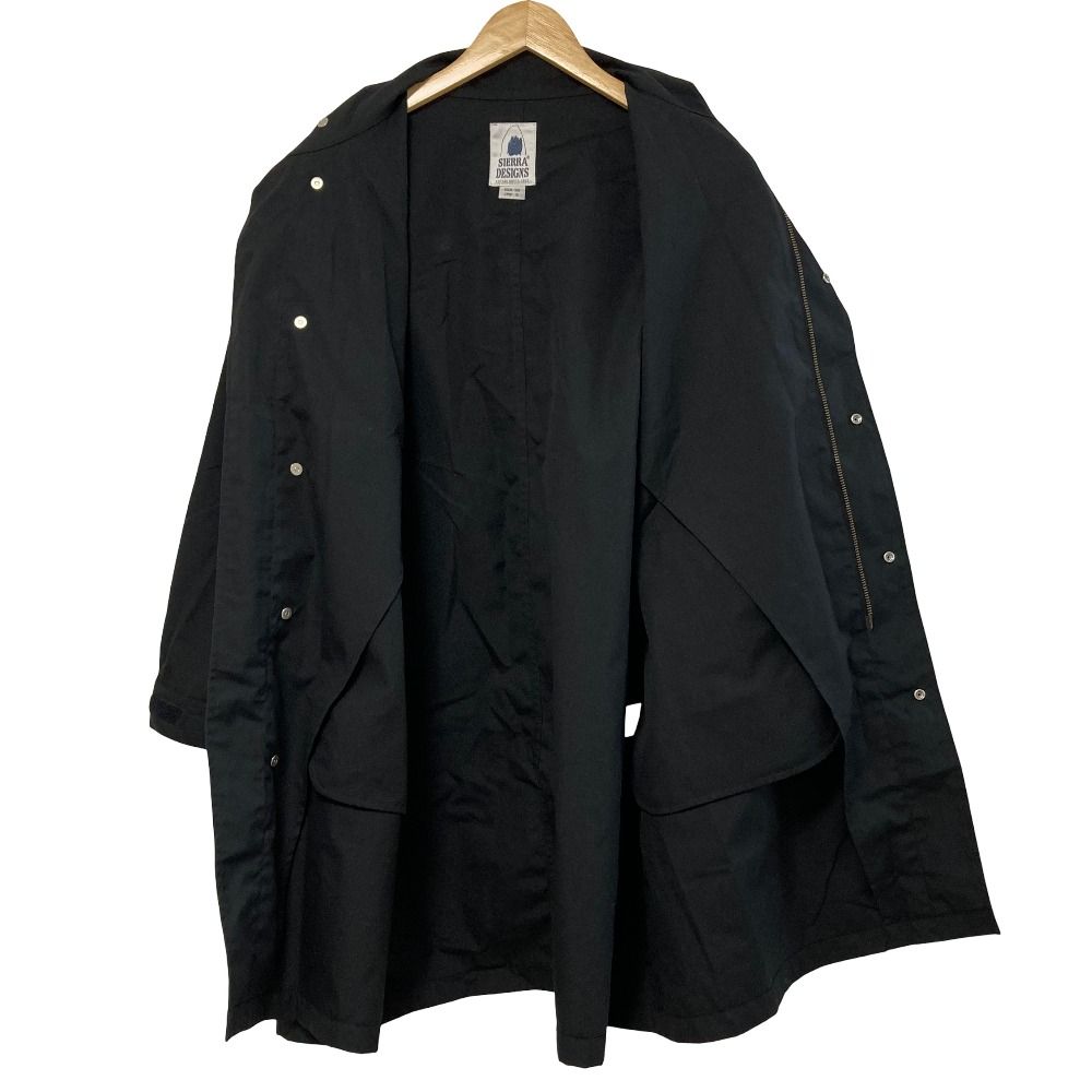 美品 SIERRA DESIGNS シエラデザインズ ワイドモッズコート 831001 サイズS ブラック メンズ 古着 中古 USED 美品 SIERRA DESIGNS シエラデザインズ ワイドモッズコート 831001