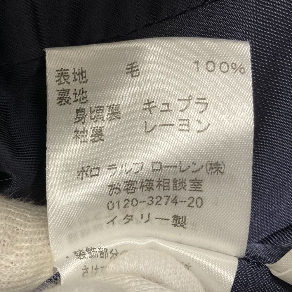 美品 RALPH LAUREN ラルフローレン エンブレム刺繍 金ボタン