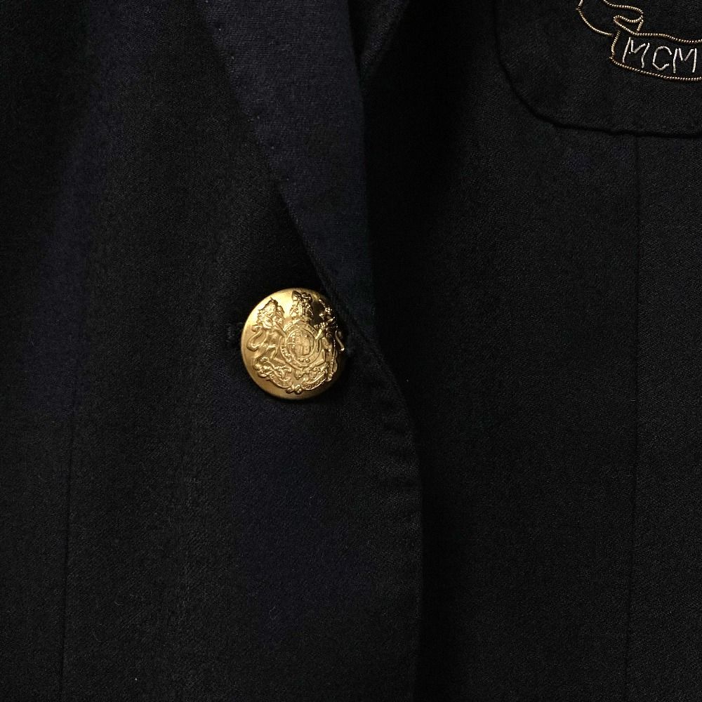 美品 RALPH LAUREN ラルフローレン エンブレム刺繍 金ボタン