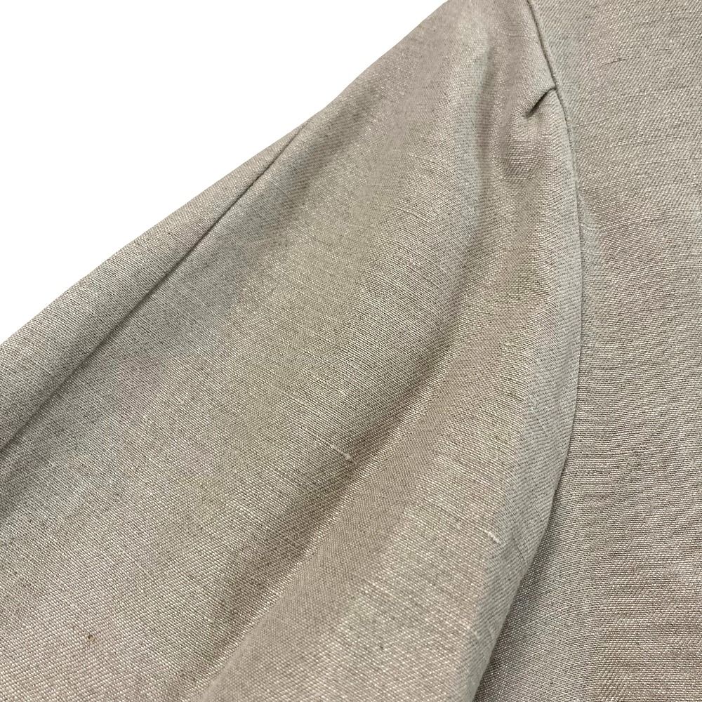 美品 conte コンテ ウールリネン グラスタック ロング ワンピース