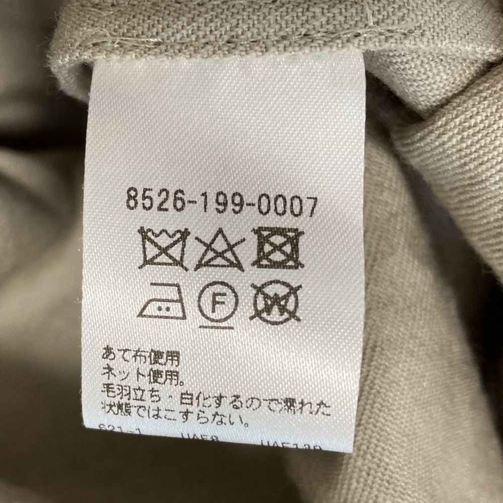 美品 conte コンテ ウールリネン グラスタック ロング ワンピース