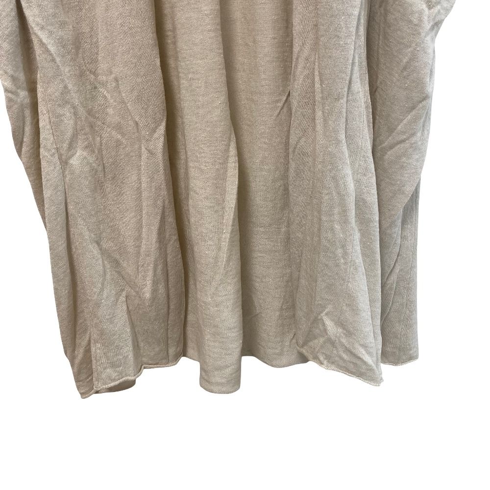 evam eva リネンローブベスト✴︎極美品 良品 evam eva エヴァムエヴァ linen robe vest リネン ニット ローブ