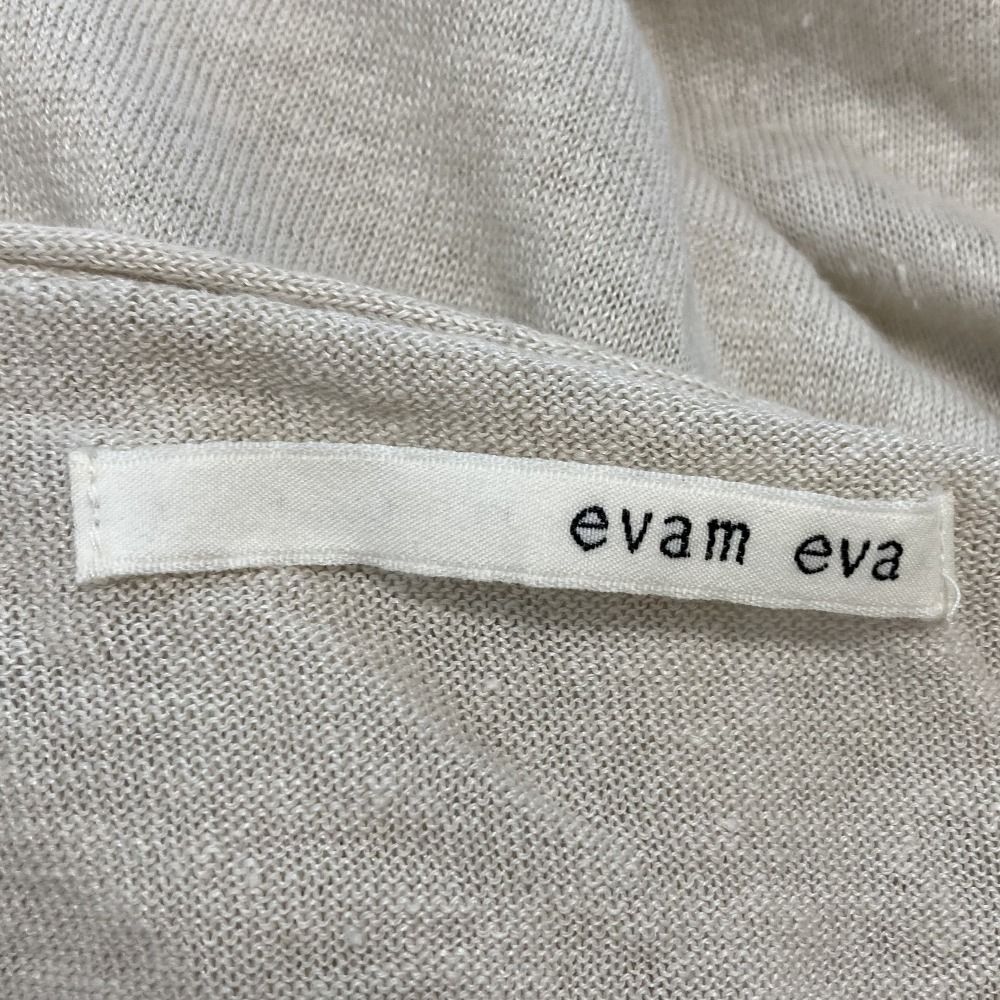 良品 evam eva エヴァムエヴァ linen robe vest リネン ニット ローブ