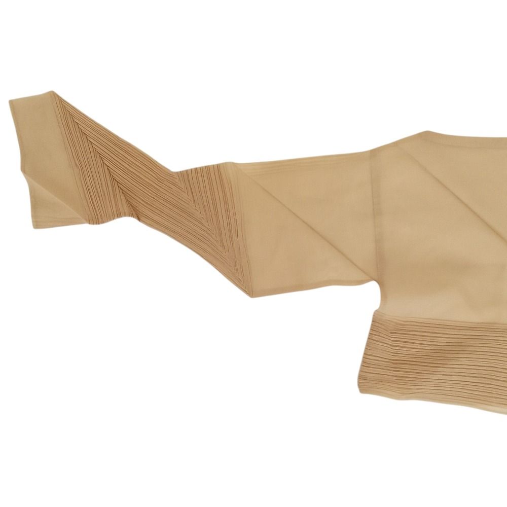 ISSEY MIYAKEイッセイミヤケ トップス 長袖 2ベージュ 美品 25SS ISSEY MIYAKE イッセイミヤケ Shade And Shaded 変形